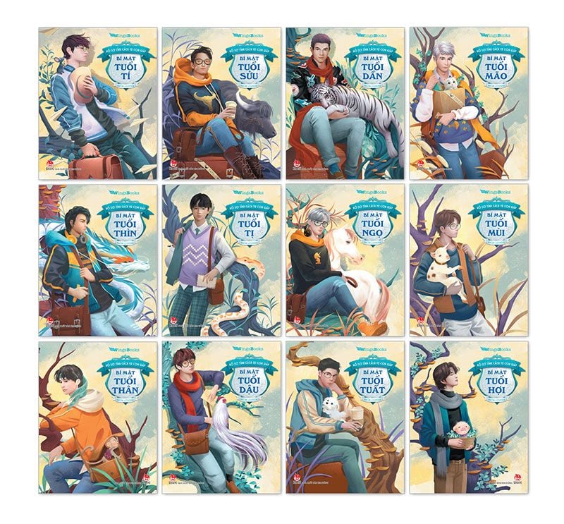 Combo Hồ sơ tính cách 12 con giáp (12 quyển)